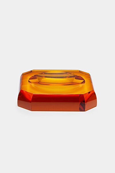 Decor Walther Kristall Soap Dish, Countertop - Amber