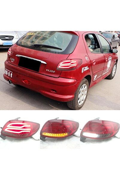 X POWER TUNİNG peugeot 206 hb 1999.2005 uyumlı kırmızı ledli stop
