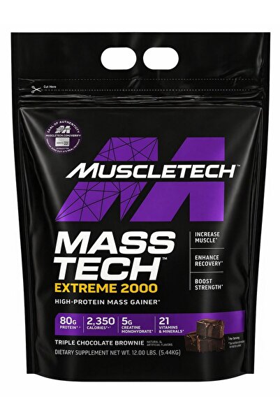 MUSCLETECH Mass Tech Extreme 2000 Çikolata 5.44 Kg.