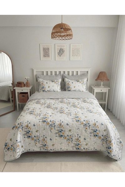 meressa home غطاء سرير مبطن من القطن متعدد الأغراض/بيكيه