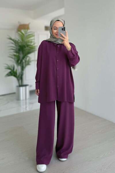 Ka Hijab Σετ Πέρλι - Μωβ