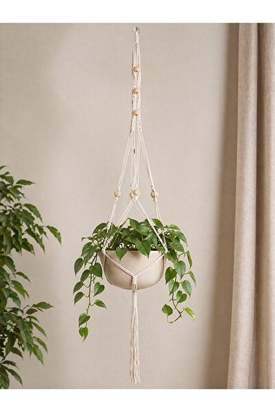 Atelier Lumira Boho Haven El Yapımı Makrome Saksı Askısı