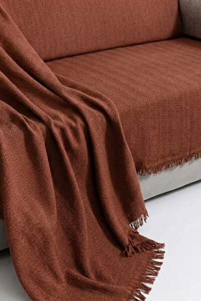 morlina home غطاء أريكة قطني متعدد الأغراض ذو ملمس ناعم وخطوط عصرية مقاس 170x...