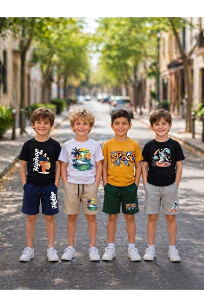 armicem ArmiKids 4-Piece Advantage Pack για αγόρια με πολύχρωμα σορτς με στάμπα