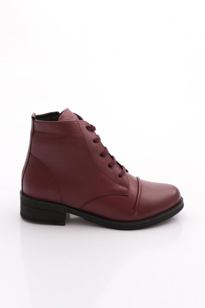 DGN 1409 22K Γυναικείες μπότες με κορδόνια και φερμουάρ