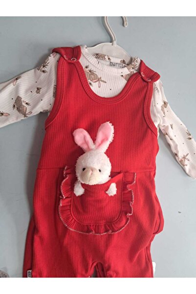 MonAlisa Kids Kız Bebek Tavşanlı Tulum