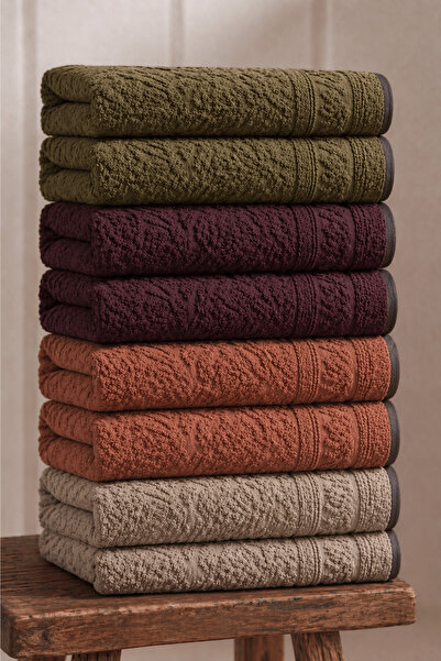 Anılsan Σετ 8 πετσετών χεριών Harmony - 50x90 εκ., 230 γρ., 100% βαμβάκι - BA...