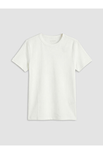 LC Waikiki Özmarka New Season Crew Neck Basic Girls' T-Shirt