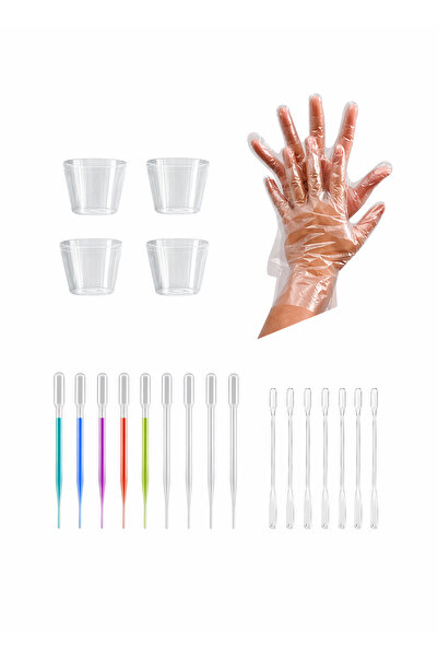 se7enck Epoksi Döküm Seti Yardımcı Malzemeler – Ölçü Kabı, Pipet, Karıştırıcı...