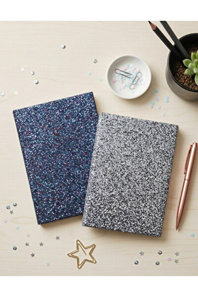 Lizy Σετ Σημειωματάριων με Λαμπερές Γραμμές – Ημερολόγιο και Σημειωματάριο / ...