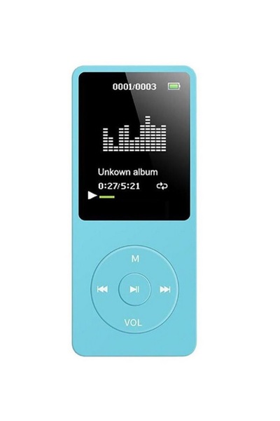 Tastech 1049MP 8GB Hafıza Kartı Hediyeli Ekranlı Mp3 Çalar Dahili Hoparlör Fm...