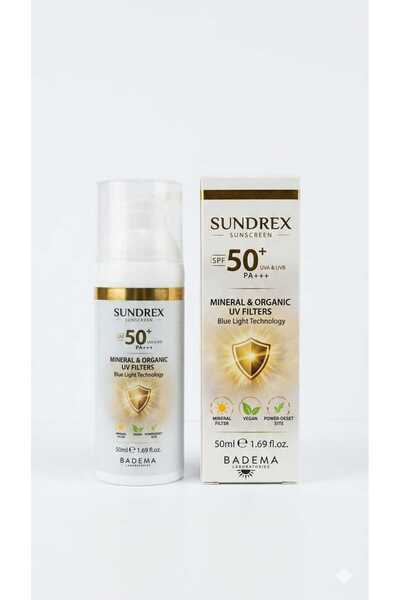 Badema Sundrex Mineral&Organic Filtered Sunscreen 50 Spf+ / Pa++++