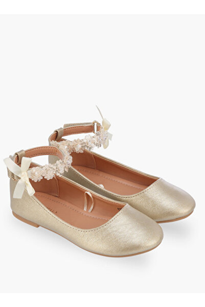 Flora Bella by Shoexpress Girls Hook & Loop Ballerina Shoes