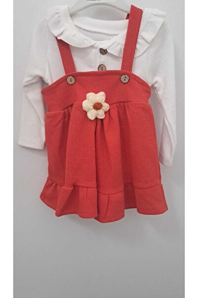 MonAlisa Kids Kız Bebek Papatyalı Elbise