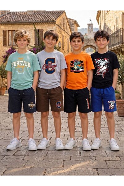 armicem ArmiKids 4-Piece Advantage Pack για αγόρια με πολύχρωμα σορτς με στάμπες