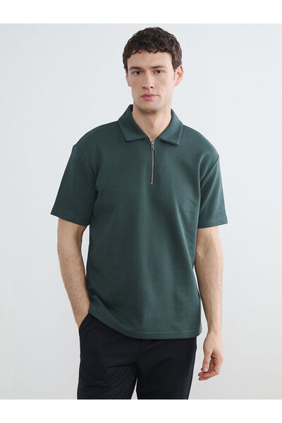 LC Waikiki Nevavm with a Difference Polo Collar Men's T-Shirt