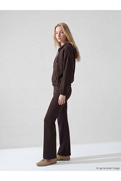 LC Waikiki I High Waist Flared Women's Leggings Pants from Freezen Store