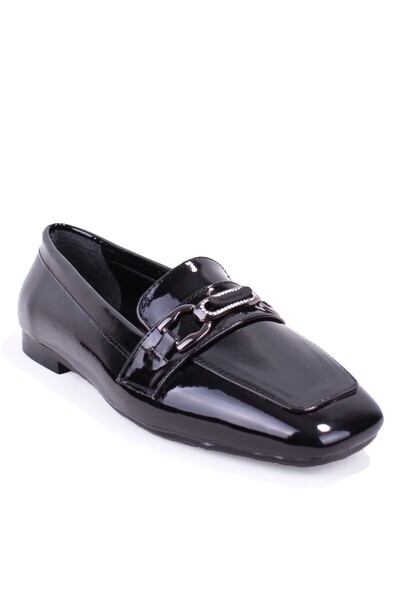 DAGOSTER DZA07-86926103 Pantofi de damă Daily balerini din piele lacuită neagră