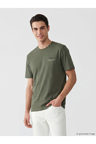 LC Waikiki Esvab • Modern & Distinctive Zero Roba Collar Printed Men's T-Shirt