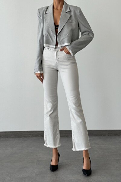 LACARINO 7481 Mini Flare Women's Jean Trousers