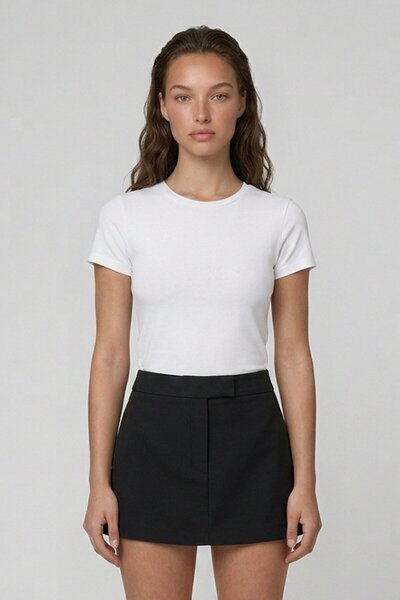 VAGGON Κοντομάνικη Μπλούζα με Λαιμόκοψη Kayak Basic