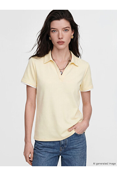 LC Waikiki Nevavm Women's Polo Neck T-Shirt with a Difference