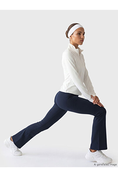 LC Waikiki Spanish Trotting Women's Sports Leggings with Waist Cord by Uzg St...