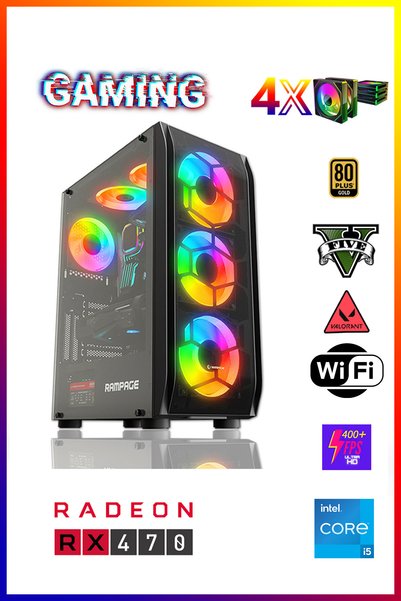 Gamepage Vladd X90 Intel Core i5 3470 16GB 512GB SSD RX470 4GB 256Bit Oyuncu ...