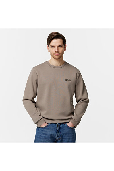 BOSS Erkek Yeşil Sweatshirt
