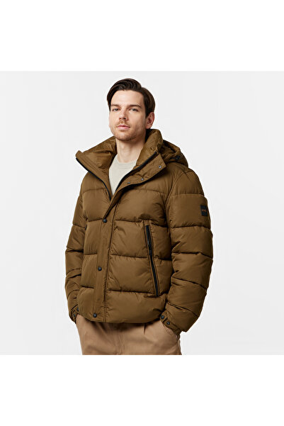 BOSS Erkek Yeşil Mont