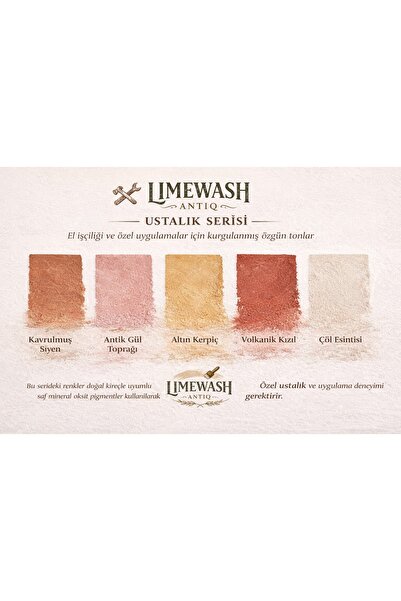 LİMEWASH antik dekoratif boya