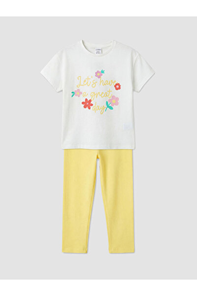 LC Waikiki Esvab • Modern & Distinctive Printed Girls' Leggings Set