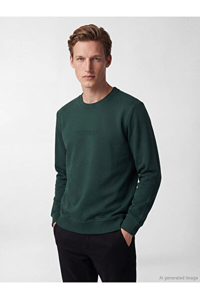 LC Waikiki Vizyon New Season Crew Neck Printed Men's Sweatshirt