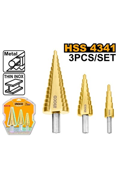 Ingco Σετ Κωνικών Βουργιών 3 τεμαχίων AKSDS 80401