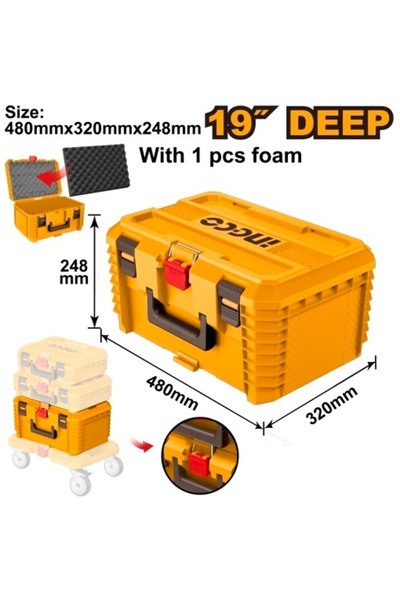 Ingco Αρθρωτό Κουτί Αποθήκευσης 19 " PBXS 103