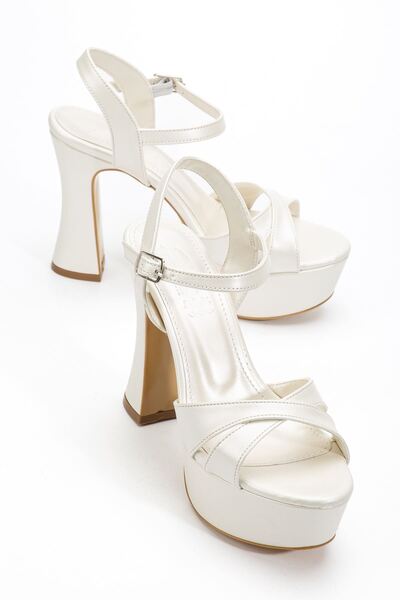 FUNDA AKIN Mi Luz Accessory Lily Platform Heeled Colorful Bridal Shoes