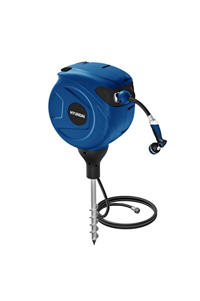 Hyundai 5840 Otomatik Hortum Makarası 25 Metre Bahçe Hortum Sarma Sistemi Top...
