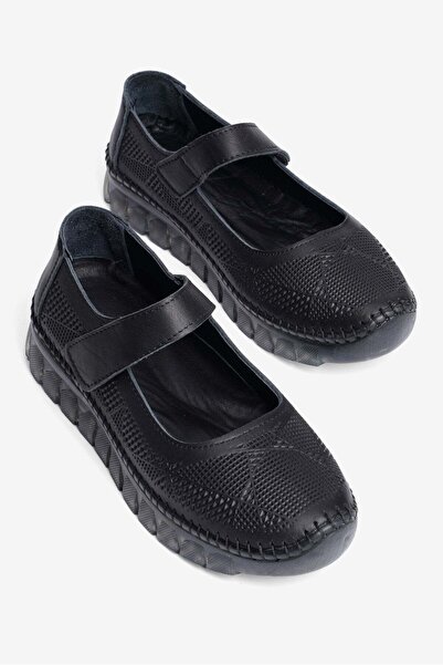 Mubiano Γυναικείες αθλητικές μπαλαρίνες από γνήσιο δέρμα με ελαστική σόλα και...