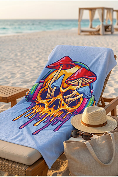 PANCHY CANKY Patterned Beach Towels 75X150 cm Soft Set of Cotton Large Size S...