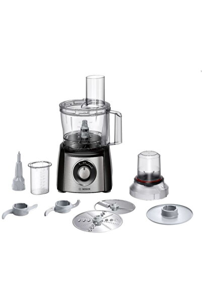 Bosch Robot de bucătărie MCM3401M, Putere 800 W, Vas de 2.3 L, 2 trepte de vi...