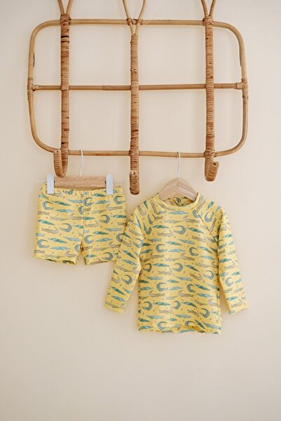Lollie Baby&Kids Uv Protection Swimwear for Babies & Children - Crocodiles