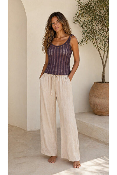 Sea Style Διάτρητο Πλεκτό Τοπ – Καλοκαιρινή Κομψή και Άνετη Γυναικεία Μπλούζα...