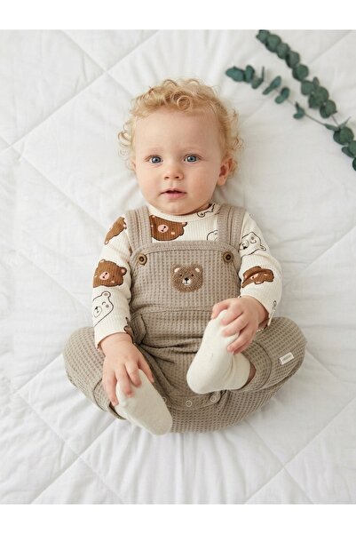 Panfilia Baby Boy Salopet Body Socks Set of 3 / Long Sleeve Seasonal
