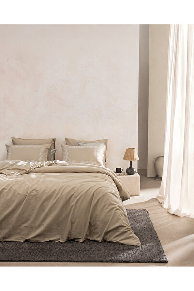 Madame Coco Σετ Παπλωματοθήκη Linda Double, 100% Βαμβακερό, Κεντημένο, Πλενόμ...