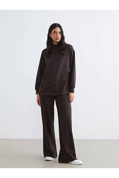 LC Waikiki Peak New Season Elastic Waist Wide Leg Women's Sweatpants