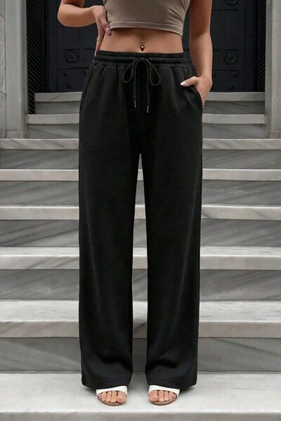 THE RULE Φαρδιά μπατζάκια από ύφασμα Modal Premium, ψηλόμεσο, ελαστικό, άνετο...