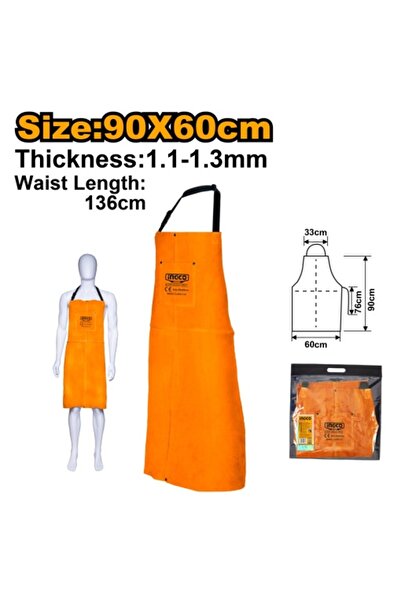 Ingco Δερμάτινη ποδιά συγκόλλησης