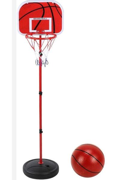 Generic Kids Adjustable Basketball Hoop Stand Set with Ball & Pump