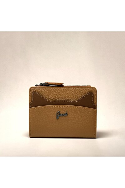 Grande Γυναικείο πορτοφόλι από γνήσιο δέρμα, μικρού μεγέθους