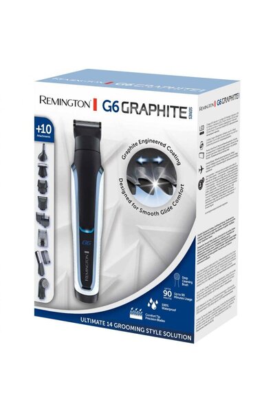 Remington Aparat de tuns barba si parul 10 in 1 Graphite Series G6 PG6000, La...